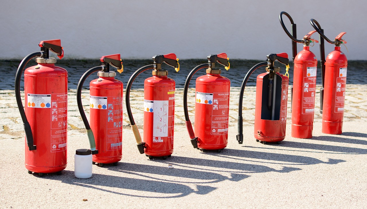 Fire extinguisher servicing